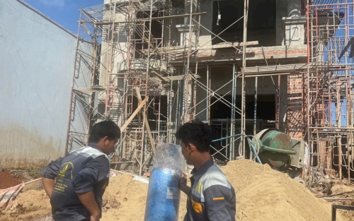 Hình ảnh thi công xử lý nước nhà ở gia đình - Bảo minh