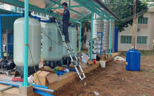 Thi công lọc nước cho trường học, bệnh viện, công ty xí nghiệp