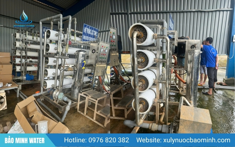 Hệ thống lọc nước công nghiệp đạt tiêu chuẩn chất lượng đầu ra