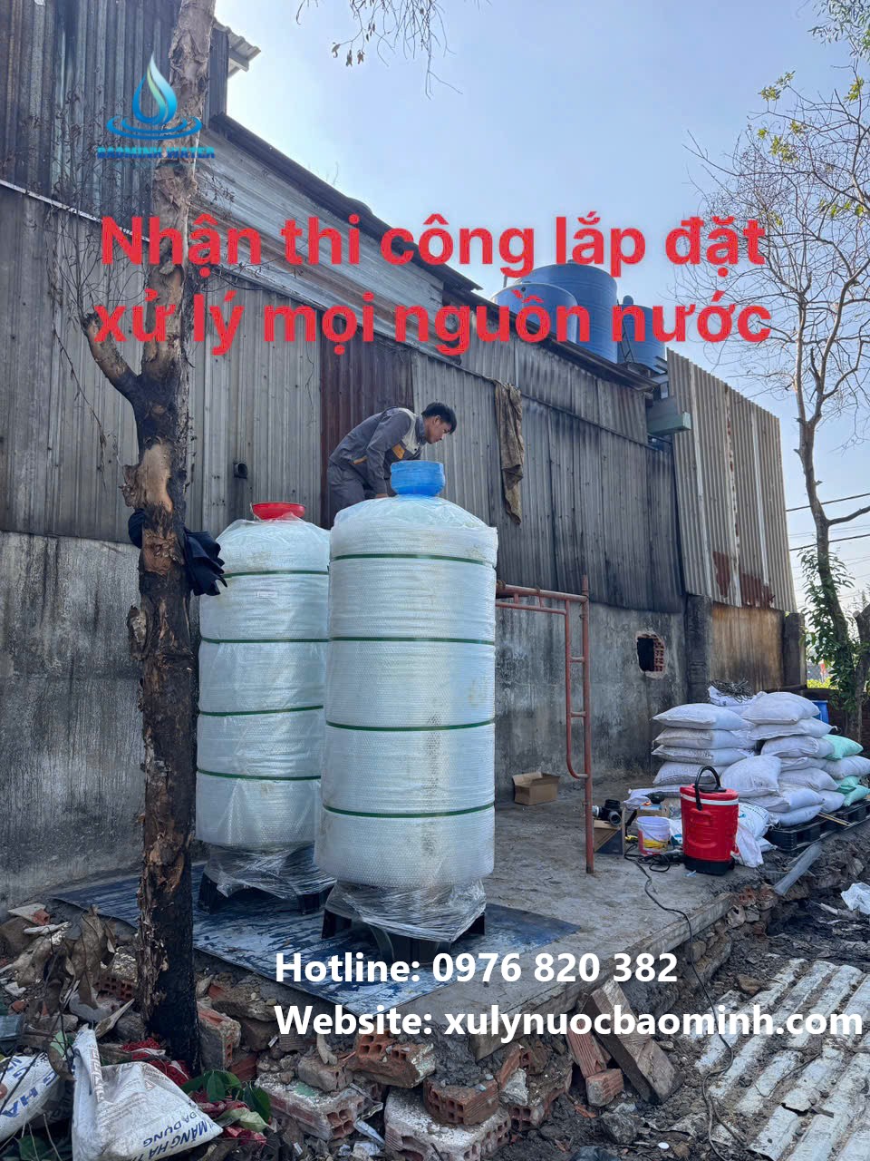 Bảo Minh nhận thiết kế mọi hệ thống lọc tổng nước đầu nguồn