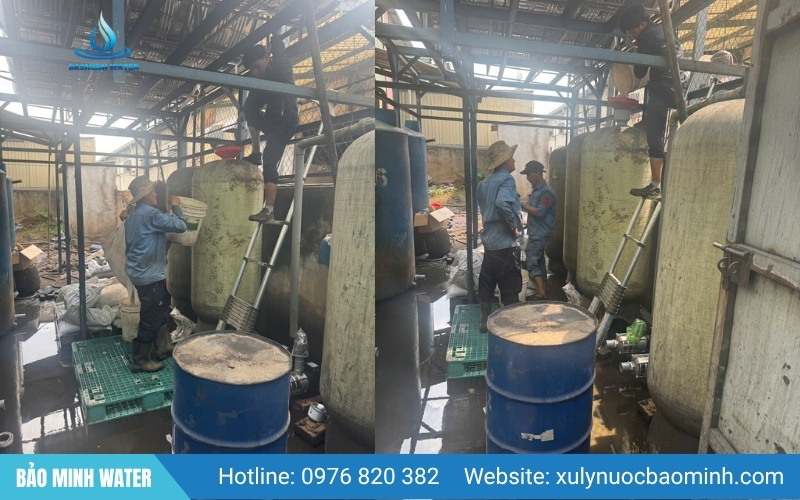 Thay thế vật liệu lọc nước định kỳ đảm bảo an toàn nguồn nước sử dụng