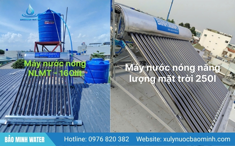 Cung cấp máy nước nóng cho gia đình với nhiều dung tích phù hợp