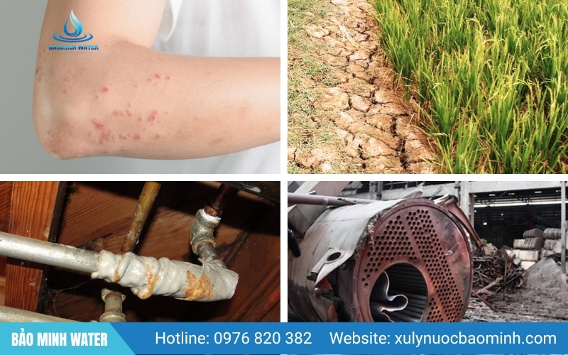 Tác hại nước nhiễm mặn